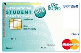 Hola ISIC 국제학생증 체크카드